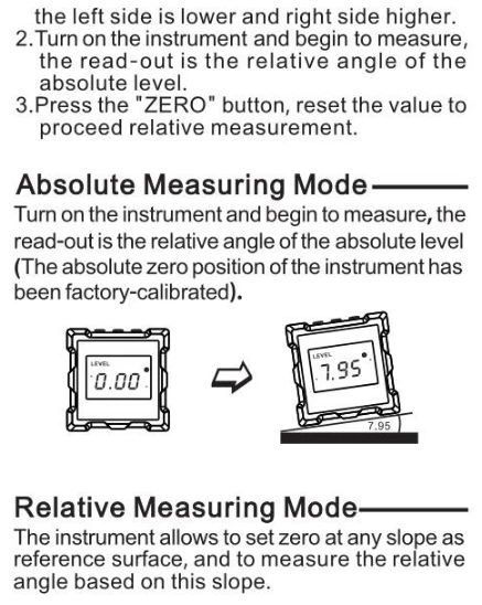 5418-90 Пластиковый цифровой инклинометр с четырехсторонним магнитом