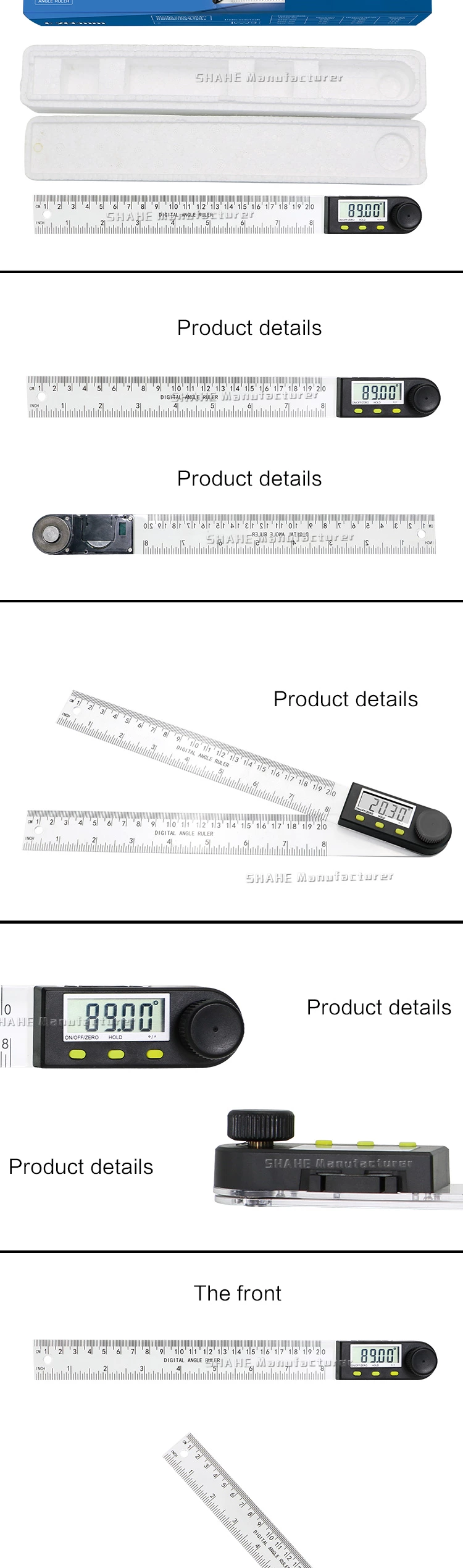 5422B Plastic Digital angle ruler