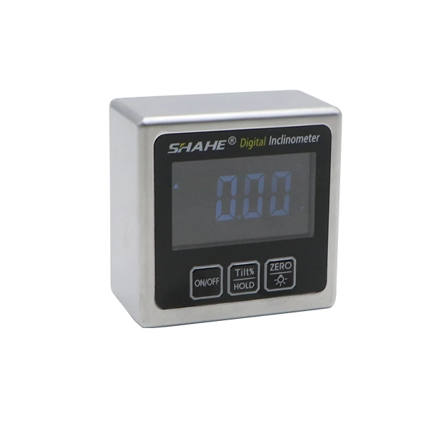 5339-90B Металлический цифровой инклинометр с белым словом