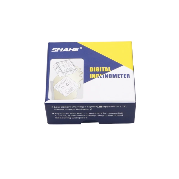 5339-90B Металлический цифровой инклинометр с белым словом