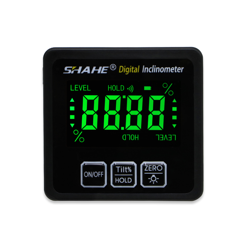 5515-90BG Aluminum alloy Digital inclinometer with green word