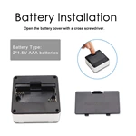 5515-90BW Aluminum alloy Digital inclinometer with white word