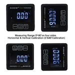 5515-90BW Aluminum alloy Digital inclinometer with white word