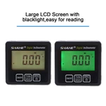 Цифровой инклинометр из алюминиевого сплава 5515-90G с зеленой подсветкой