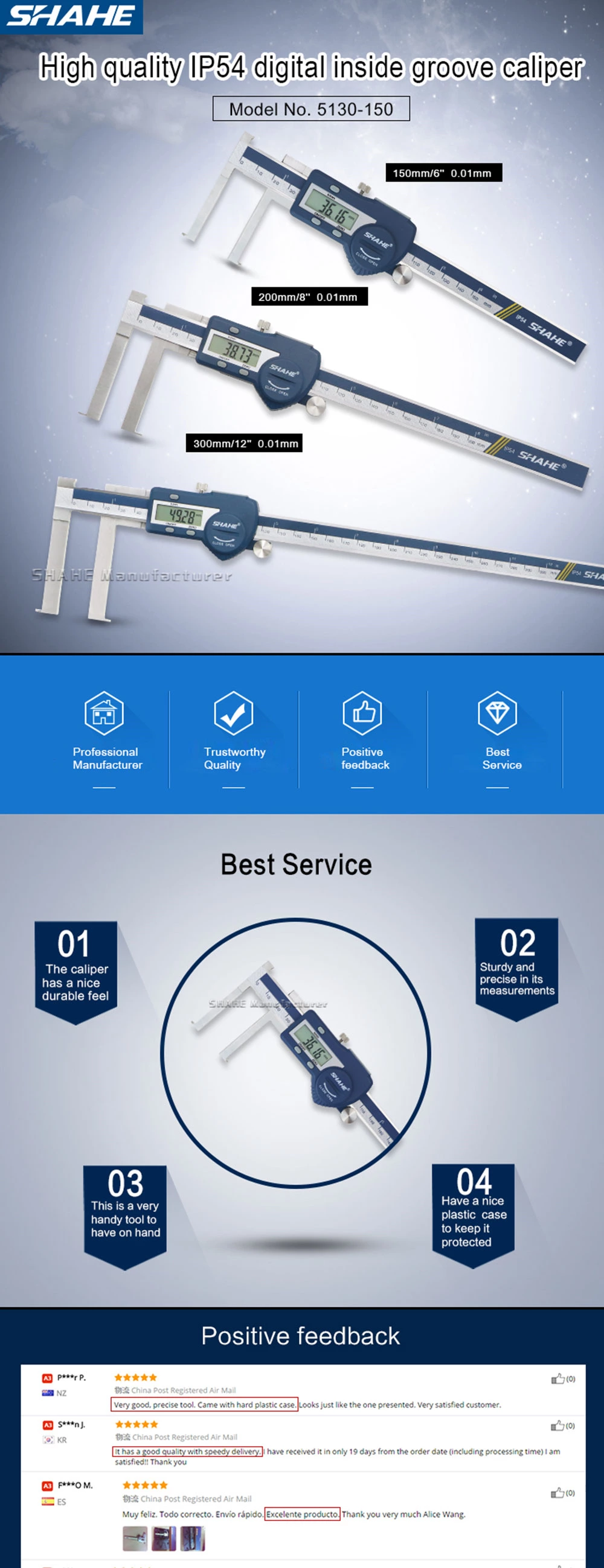 5130 Внутренняя канавка Цифровой штангенциркуль с режущей кромкой