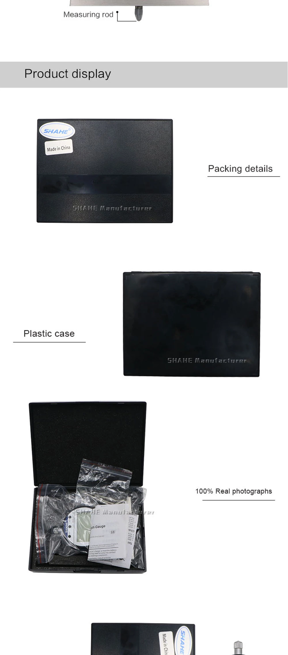 5328 0,01 мм Цифровой индикатор глубины