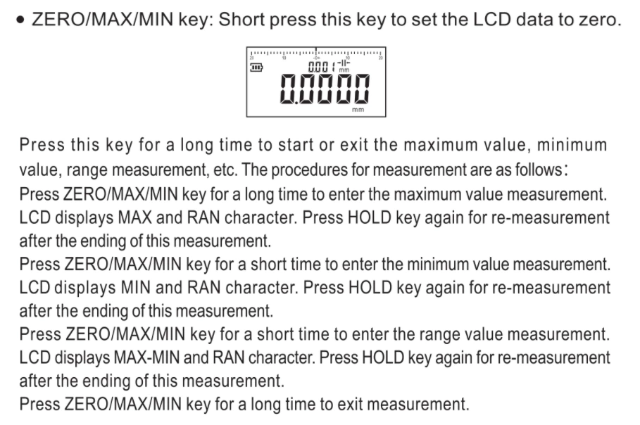 GS5331 0.001mm Digital thickness gauge