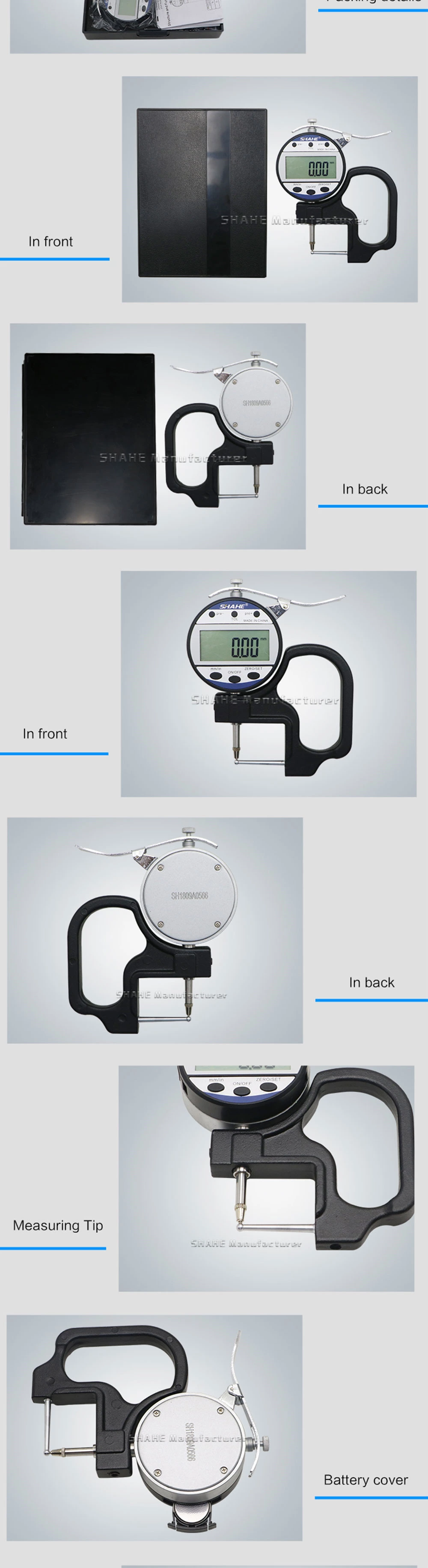 5320 0.01mm Digital Tube thickness gauge