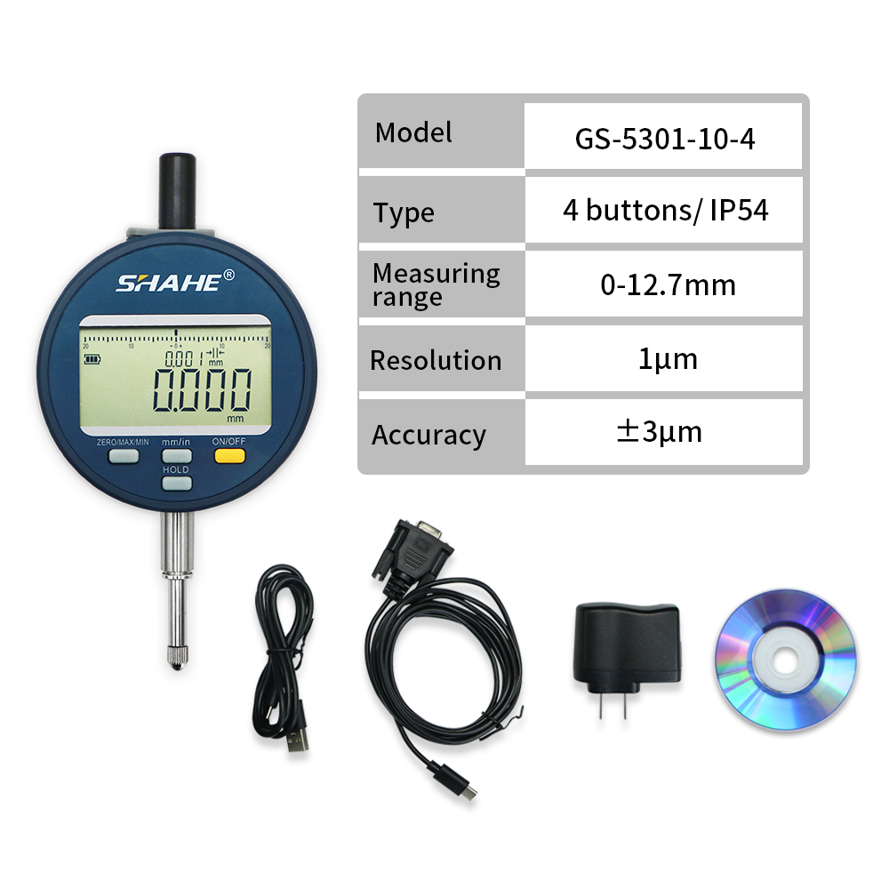 GS-5301-4 0.001mn Digital indicator with 4 buttons