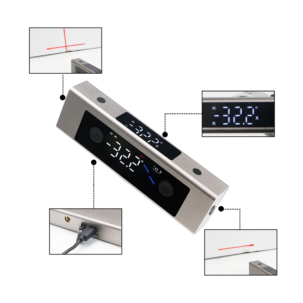 5342 Laser Protractor Digital Inclinometer