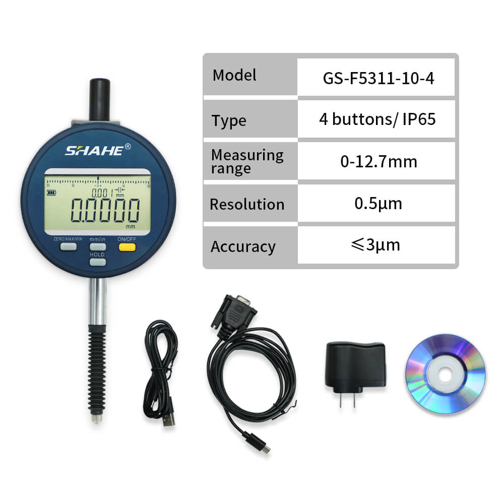 GS-F5311-4 0.5μm IP65 Digital indicator with 4 buttons