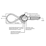 Digital Outside Caliper Thickness Gauge + Handle