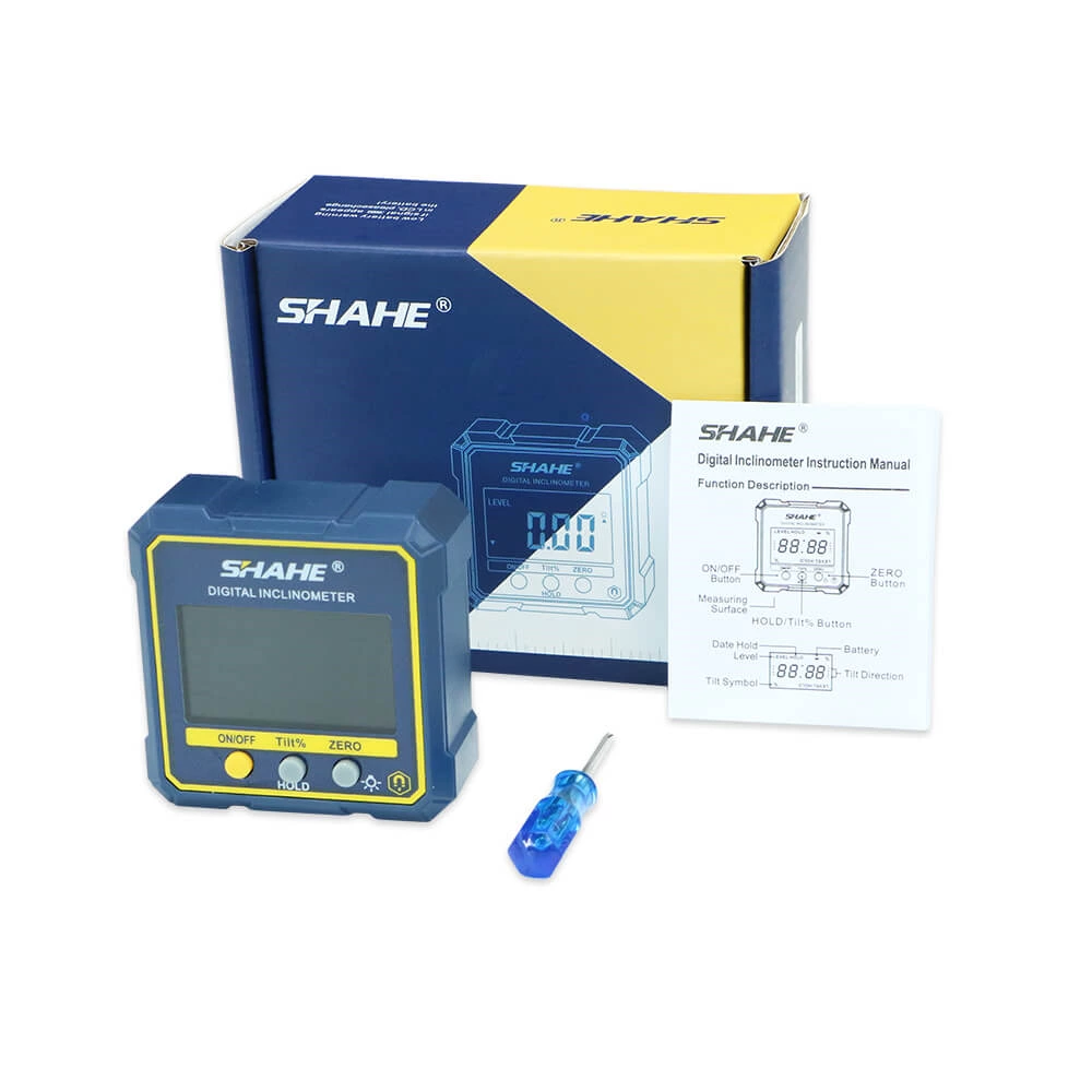 5315-90C Plastic Digital inclinometer with one side magnet Type 1