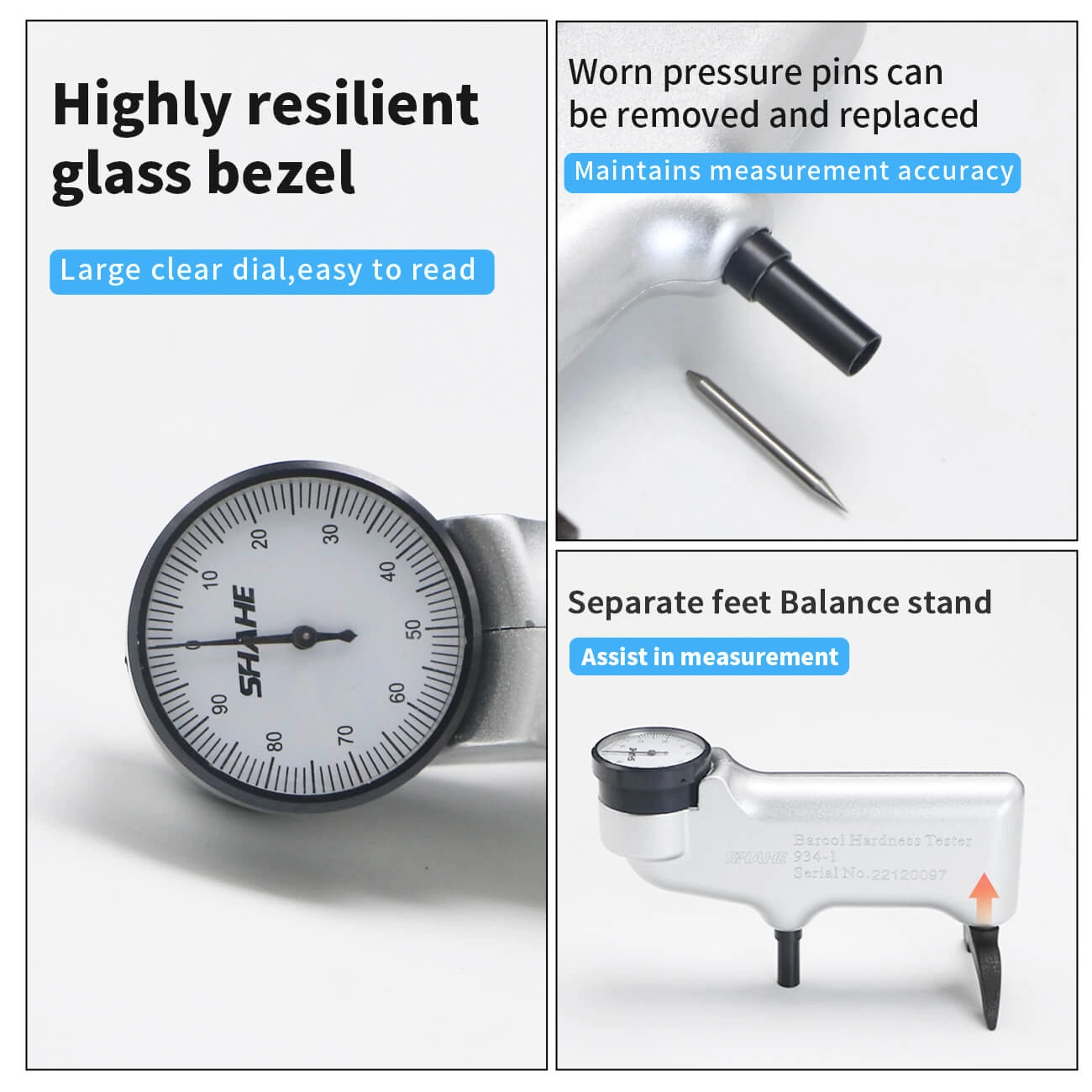 934-1 Barcol Impressor Hardness Tester