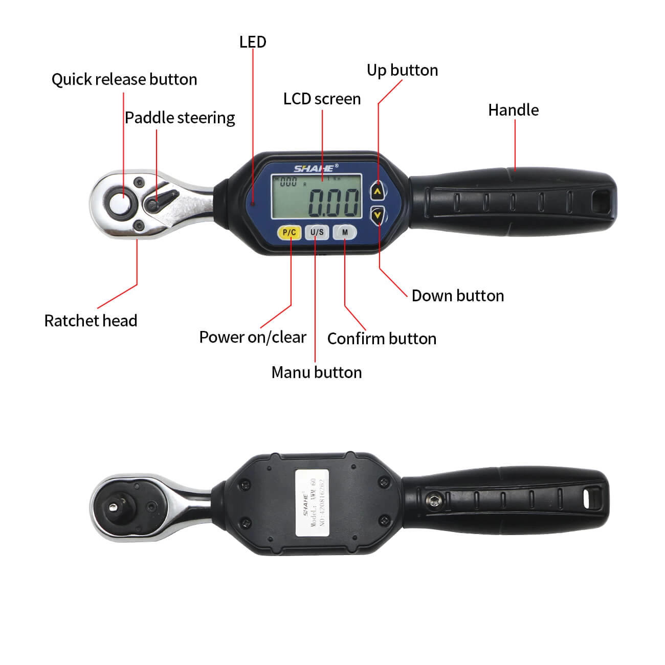 AWM Mini Digital Torque Wrench