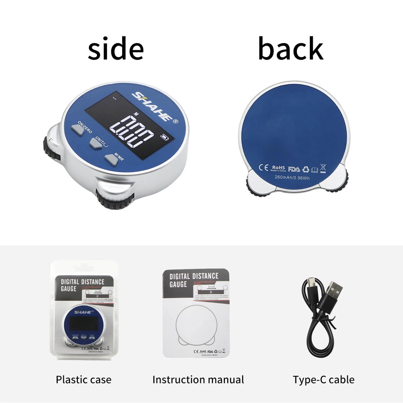 Electronic Tape Measure with LCD Display