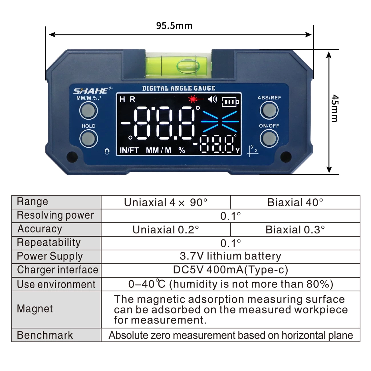 5346-l Dual Axis Digital Inclinometer