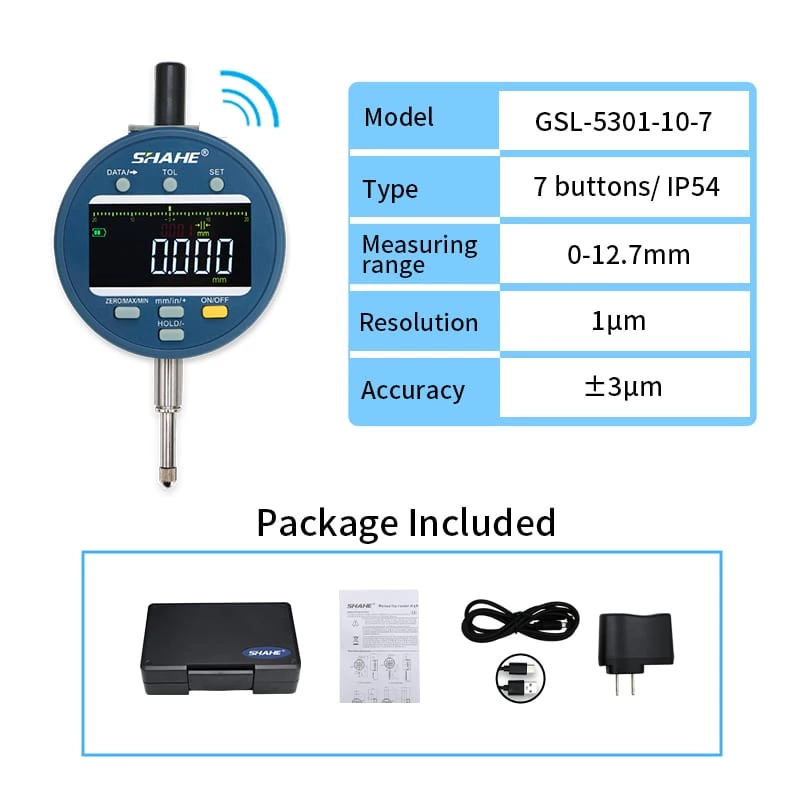 GSL-5301 Wireless 0.1μm Digital indicator