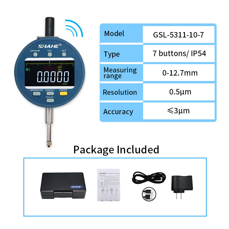 GSL-5311 Wireless 0.5μm Digital indicator