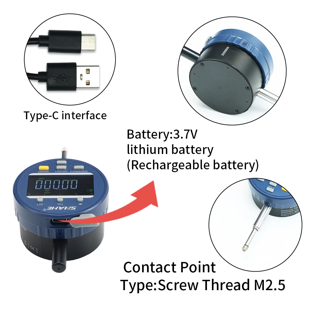 Беспроводной цифровой индикатор GSL-5311 толщиной 0,5 мкм